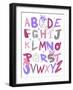 Princess Alphabet 1-Marcus Prime-Framed Art Print