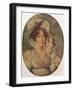 Princess Amelia of Brunswick and Her Daughter Princess Charlotte, 1919-George Hayter-Framed Giclee Print