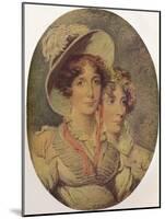 Princess Amelia of Brunswick and Her Daughter Princess Charlotte, 1919-George Hayter-Mounted Giclee Print