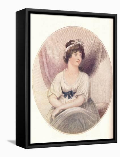 Princess Amelia, Youngest Daughter of King George III-William Beechey-Framed Stretched Canvas