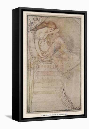 Princess and the Pea-Cecile Walton-Framed Stretched Canvas