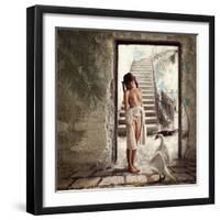 Princess and the Swan-Dmitry Laudin-Framed Photographic Print