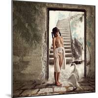 Princess and the Swan-Dmitry Laudin-Mounted Photographic Print