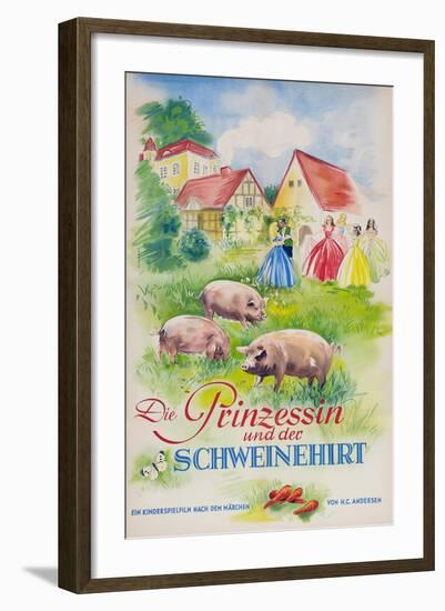 Princess and the Swineherd-null-Framed Art Print