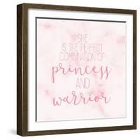 Princess and Warrior 2 V2-Kimberly Allen-Framed Art Print