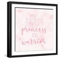 Princess and Warrior 2 V2-Kimberly Allen-Framed Art Print