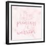 Princess and Warrior 2 V2-Kimberly Allen-Framed Art Print