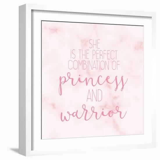 Princess and Warrior 2 V2-Kimberly Allen-Framed Art Print