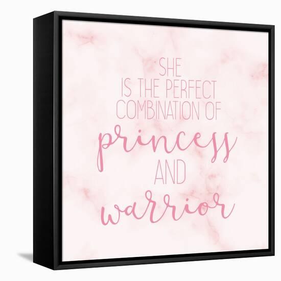 Princess and Warrior 2 V2-Kimberly Allen-Framed Stretched Canvas