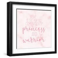 Princess and Warrior 2 V2-Kimberly Allen-Framed Art Print