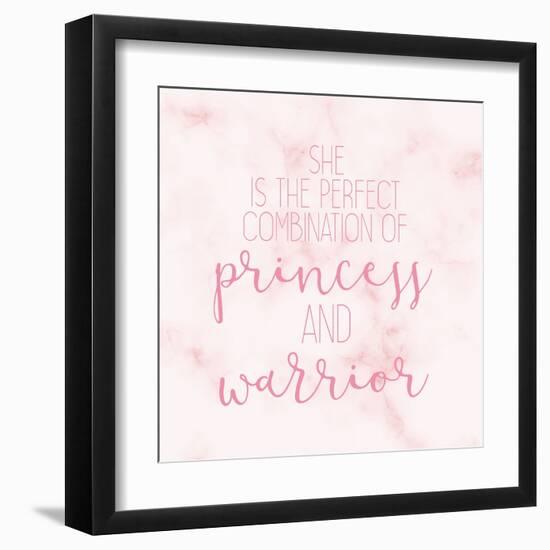 Princess and Warrior 2 V2-Kimberly Allen-Framed Art Print