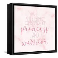 Princess and Warrior 2 V2-Kimberly Allen-Framed Stretched Canvas