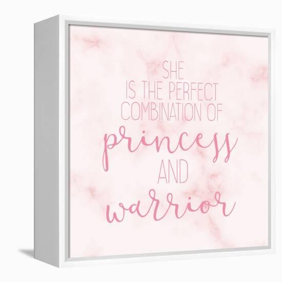 Princess and Warrior 2 V2-Kimberly Allen-Framed Stretched Canvas