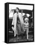 Princess Anne at Four Years Old Arriving with Queen Elizabeth at a Horse Show May 1955-null-Framed Stretched Canvas