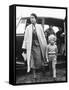 Princess Anne at Four Years Old Arriving with Queen Elizabeth at a Horse Show May 1955-null-Framed Stretched Canvas