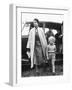 Princess Anne at Four Years Old Arriving with Queen Elizabeth at a Horse Show May 1955-null-Framed Photographic Print