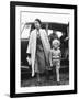 Princess Anne at Four Years Old Arriving with Queen Elizabeth at a Horse Show May 1955-null-Framed Photographic Print