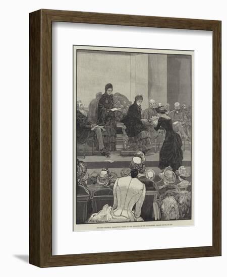 Princess Beatrice Presenting Prizes to the Students of the Bloomsbury Female School of Art-Henry Stephen Ludlow-Framed Giclee Print