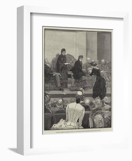 Princess Beatrice Presenting Prizes to the Students of the Bloomsbury Female School of Art-Henry Stephen Ludlow-Framed Giclee Print