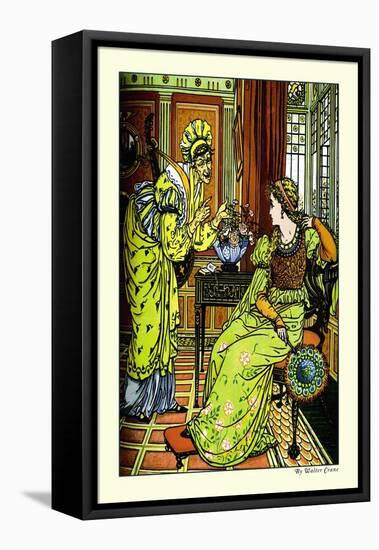 Princess Bell-Etoile, Tempted by Teintise, c.1878-Walter Crane-Framed Stretched Canvas