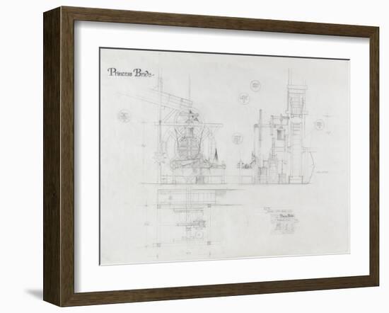 Princess Bride the Movie: The Machine Illustration-null-Framed Art Print