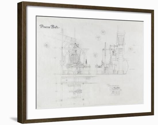 Princess Bride the Movie: The Machine Illustration-null-Framed Art Print