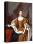 Princess Caroline of Hesse-Rheinfels-Rotenburg (1714-174)-Pierre Gobert-Stretched Canvas