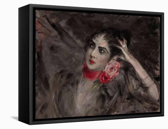 Princess Catherine Radziwill, Née Katarzyna Rzewuska-Giovanni Boldini-Framed Stretched Canvas