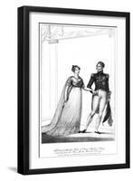 Princess Charlotte and Prince Leopold, 1816-null-Framed Giclee Print