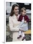 Princess Charlotte held by her mother Kate-Associated Newspapers-Framed Photo