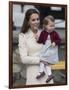 Princess Charlotte held by her mother Kate-Associated Newspapers-Framed Photo