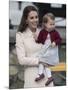 Princess Charlotte held by her mother Kate-Associated Newspapers-Mounted Photo