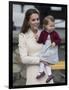 Princess Charlotte held by her mother Kate-Associated Newspapers-Framed Photo