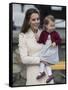 Princess Charlotte held by her mother Kate-Associated Newspapers-Framed Stretched Canvas