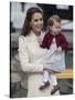 Princess Charlotte held by her mother Kate-Associated Newspapers-Stretched Canvas