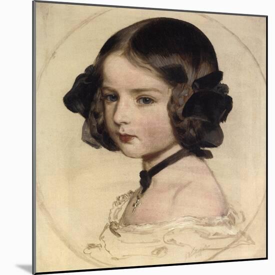 Princess Clotilde of Saxe-Coburg and Gotha, (1846-192), 1855-Franz Xaver Winterhalter-Mounted Giclee Print