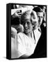 Princess Diana and Prince Charles at Live Aid Concert 1985. Wembley Stadium-null-Framed Stretched Canvas