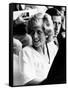 Princess Diana and Prince Charles at Live Aid Concert 1985. Wembley Stadium-null-Framed Stretched Canvas