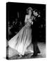 Princess Diana and Prince Charles Dancing Together in Government House-null-Stretched Canvas