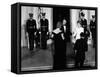 Princess Diana and Prince Charles with Ronald Reagan and Nancy Reagan at the White House-null-Framed Stretched Canvas