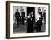 Princess Diana and Prince Charles with Ronald Reagan and Nancy Reagan at the White House-null-Framed Photographic Print