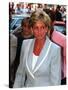 Princess Diana Arrives at the English National Ballet in South Kensington For a Informal Lunch-null-Stretched Canvas