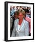 Princess Diana Arrives at the English National Ballet in South Kensington For a Informal Lunch-null-Framed Photographic Print
