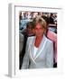 Princess Diana Arrives at the English National Ballet in South Kensington For a Informal Lunch-null-Framed Photographic Print