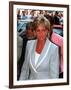 Princess Diana Arrives at the English National Ballet in South Kensington For a Informal Lunch-null-Framed Photographic Print