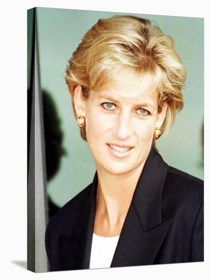 Princess Diana Arrives in Luanda Angola January 1997-null-Stretched Canvas