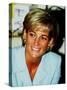 Princess Diana at Brompton Hospital to Highlight Cystic Fibrosis Week-null-Stretched Canvas