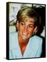 Princess Diana at Brompton Hospital to Highlight Cystic Fibrosis Week-null-Framed Stretched Canvas