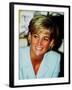 Princess Diana at Brompton Hospital to Highlight Cystic Fibrosis Week-null-Framed Photographic Print