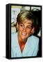 Princess Diana at Brompton Hospital Wearing Pale Blue Versace Suit-null-Framed Stretched Canvas
